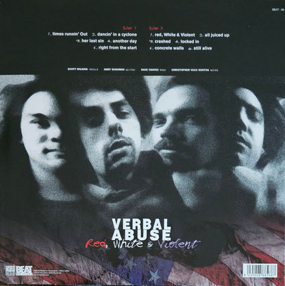 Verbal Abuse - Red,White & Violent (LP, Album, Ltd, RE)