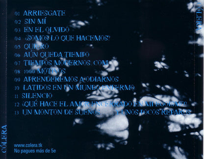 Cólera – Cólera - CD - CD Como Nuevo / Portada Como Nueva (M-/M-)