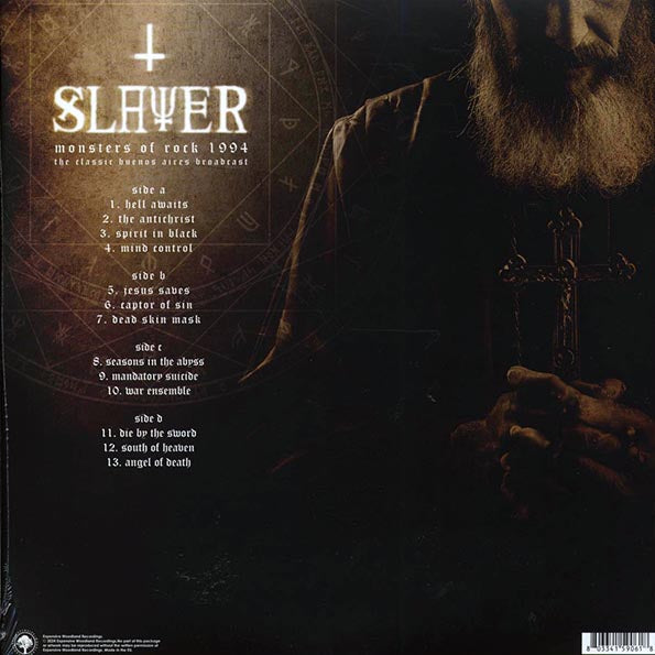 Slayer ‎– Monsters Of Rock 1994 / The Classic Buenos Aires Broadcast - LP