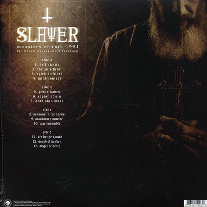 Slayer ‎– Monsters Of Rock 1994 / The Classic Buenos Aires Broadcast - LP