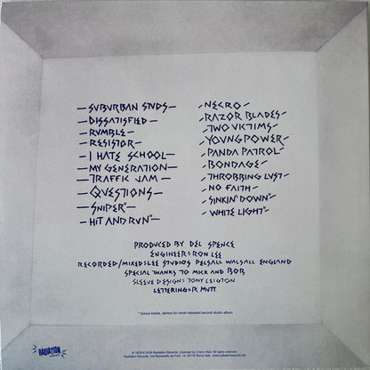 Suburban Studs - Slam (LP, Album, Ltd, RE, Blanco / White)