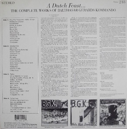 B.G.K. ‎– A Dutch Feast... The Complete Works Of Balthasar Gerards Kommando - 2xLP - 2004 - Alternative Tentacles ‎– Virus 218 - Vinilo Como Nuevo / Portada Muy Buen Estado (M-/VG++)