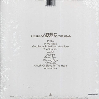 Coldplay ‎– A Rush Of Blood To The Head - LP - Gatefold Sleeve