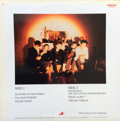 The Scurs – The Scurs - LP - Incluye Insert / With Insert - 1987 - Grabaciones Accidentales – GA-161 - Vinilo Muy Buen Estado / Portada Muy Buen Estado (VG++/VG++)