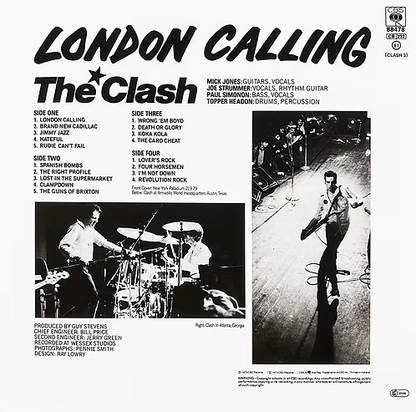 THE CLASH 2xLP London Calling (Printed Inner Sleeves)