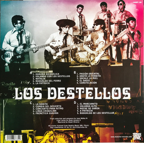 Los Destellos ‎– Sicodélicos - 2xLP - 2019 - Vampi Soul ‎– VAMPI 189