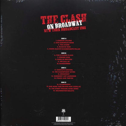 The Clash – The Clash – On Broadway: New York Broadcast 1981 - 2xLP - Red - Gatedold Sleeve - Limited edition; 1000 copies made
