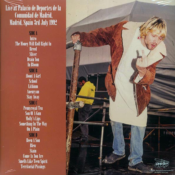 Nirvana - Quero Ser Santo: Live At Palacio De Deportes, Madrid, Spain, 3rd July 1992 - 2xLP - Orange