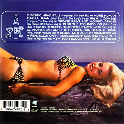 WHITE ZOMBIE LP Supersexy Swingin' Sounds (Blue Coloured Vinyl) with Poster