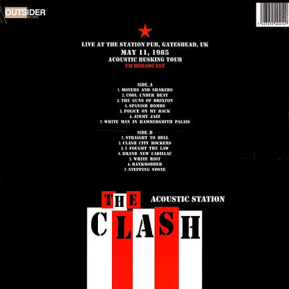 The Clash Acoustic Station Red Vinyl Edtion LP (Outsider)