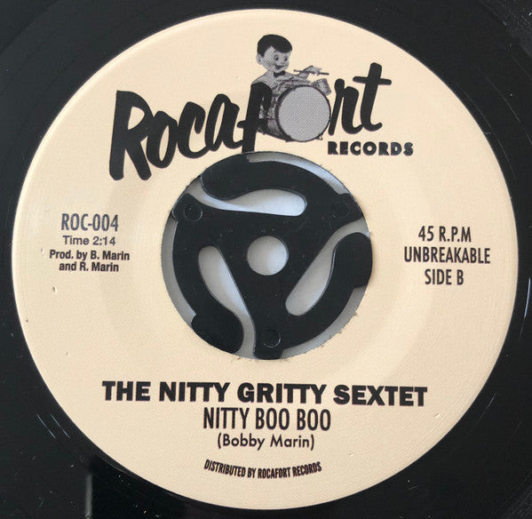 The Nitty Gritty Sextet – Something New / Nitty Boo Boo - 7" - 2014 -Rocafort Records – ROC-004 - Vinilo Como Nuevo / Portada Genérica (M-/Generic)