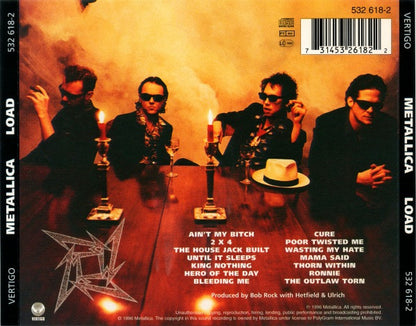 Metallica – Load - CD - Vertigo – 532 618-2 -PMDC Germany Pressing - 1996 - Vertigo – 532 618-2 - CD Muy Buen Estado (VG+) / Portada Como Nueva (M-)