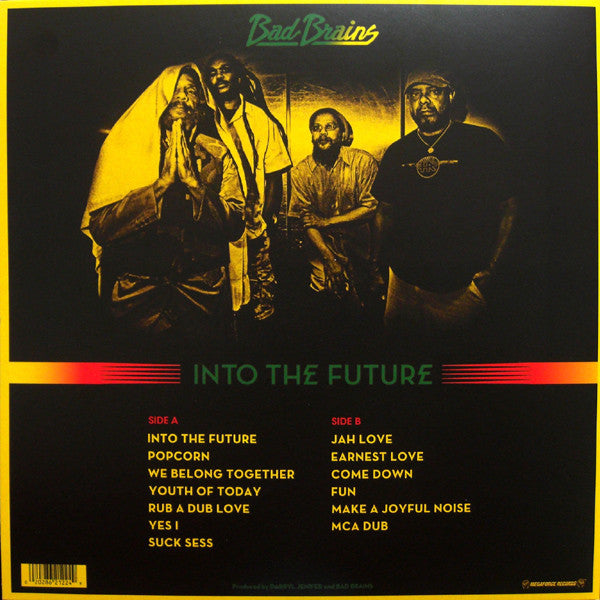 Bad Brains – Into The Future - LP - Gatefold Clear Splatter - 2012 - Megaforce Records – 21224