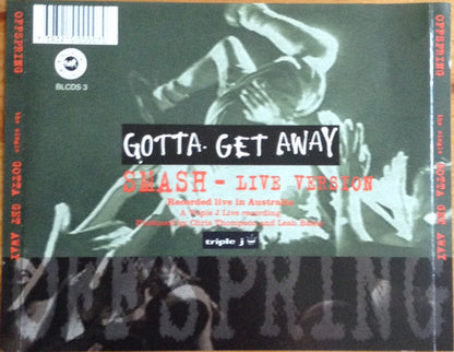 Offspring – Gotta Get Away - CD-SG - 1995 - Borderline Records – BLCDS 3 - CD Como Nuevo (M-) / Portada Como Nueva (M-)