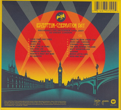 Led Zeppelin – Celebration Day - 2xCD - Digipak - USADO / USED (VG+ / VG+)