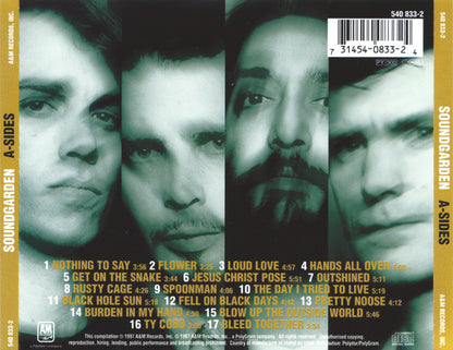 Soundgarden – A-Sides - CD - CD Como Nuevo / Portada Como Nueva (M-/M-)