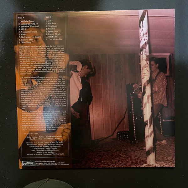Artificial Peace - Complete Session November 81 (LP, Album, RE, Ora)