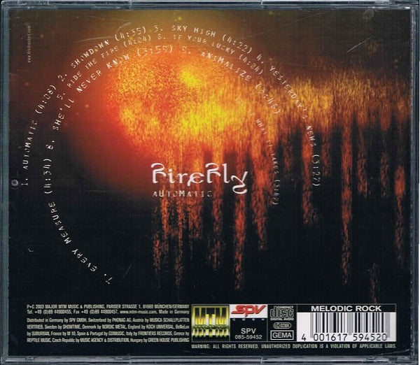 Firefly – Automatic - CD - 2003 - MTM Music – 0681-66