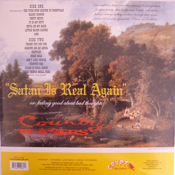 Country Teasers - Satan Is Real Again (Or: Feeling Good About Bad Thoughts) (LP, Album, RE, Gat)