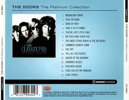 The Doors – The Platinum Collection - CD - CD Muy Buen Estado (VG+) / Portada Como Nueva (M-)