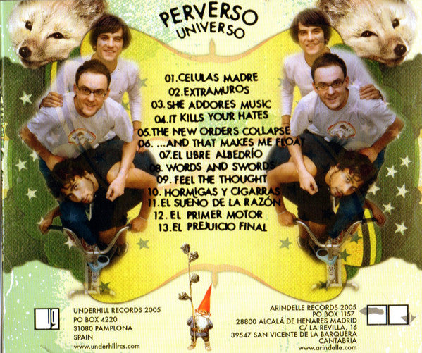 La Célula Durmiente – Perverso Universo - CD - Nuevo sin usar pero no precintado / New and unplayed but not sealed.