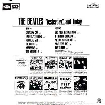 BEATLES LP Yesterday And Today (Red Coloured Vinyl) Butcher Cover