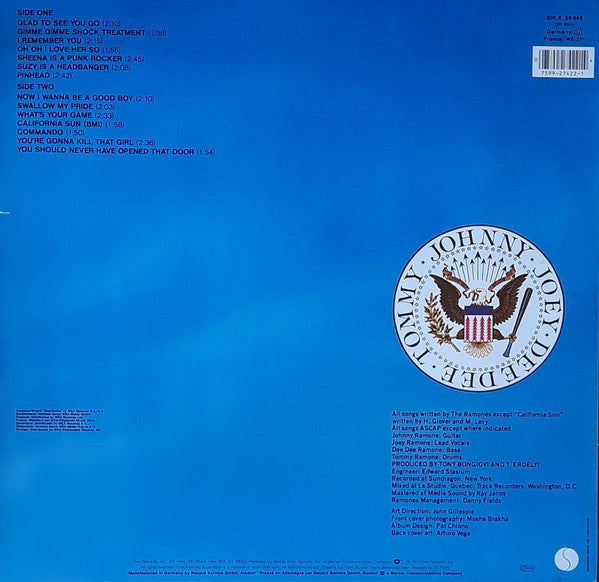 Ramones - Road To Ruin (LP, Album, RP)
