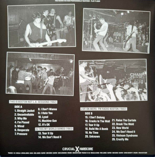 Jerry's Kids - Uncontrollable (This Is Boston Not L.A. Sessions) (LP, Unofficial)
