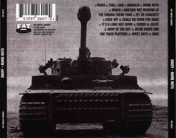 Snuff – Numb Nuts - CD - Muy Buen Estado / Very Good Condition (VG+ / M-)