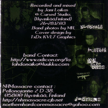 Lähdön Aika – Lähdön Aika - CD - 2004 - Northern Hardcore Massacre – NHM 004