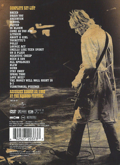 Nirvana - Live at Reading - Limited Deluxe Edition - CD + DVD - CD y DVD Muy Buen Estado / Portada Muy Buen Estado (VG+/VG+)