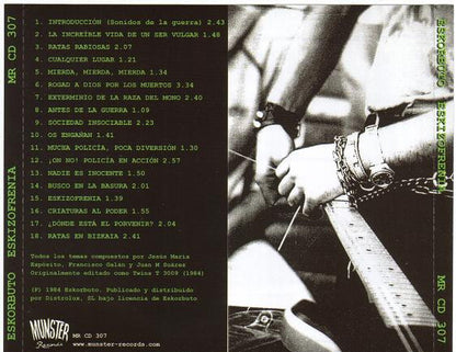 Eskorbuto - Eskizofrenia (CD, Album, RE)