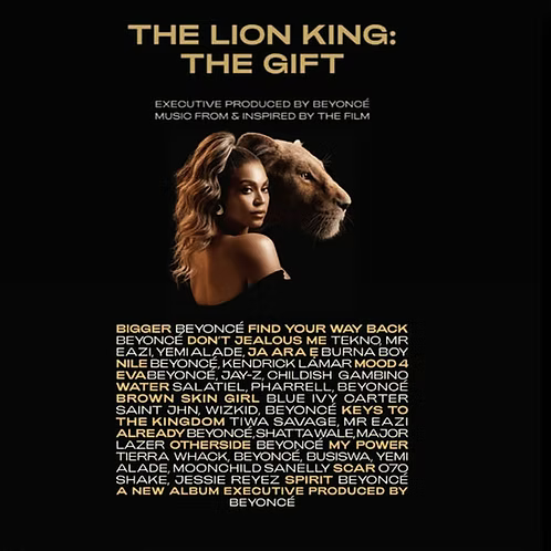 BEYONCE 2xLP The Lion King: The Gift (Gold Coloured Vinyls) with Poster