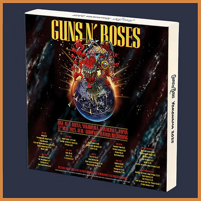GUNS AND ROSES 5xLP BOX SET Yokohama 2025, 5th May (Colour 300 Numbered Copies)