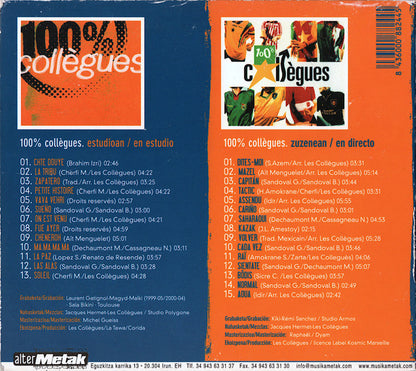 100% Collègues – 100% Collègues - 2xCD - Digipak - CDs Muy Buen Estado / Portada Muy Buen Estado (VG+/VG+)