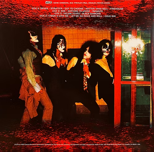 KISS 2xLP Unleashed To Kill (Crystal Coloured Vinyls 300 Copies) PROMO