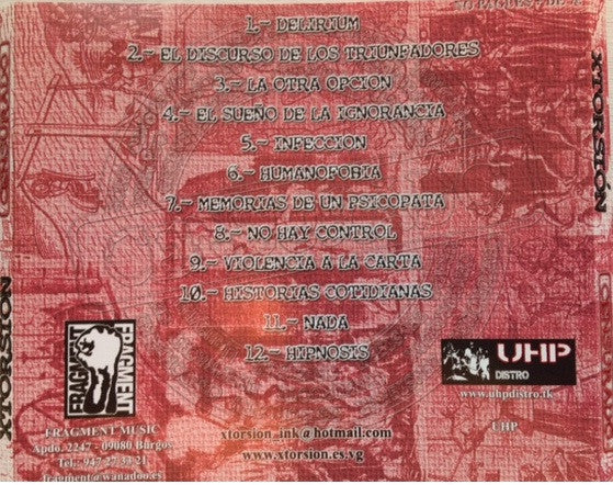 Xtorsion – Censurado - CD - NUEVO - PRECINTADO / NEW – SEALED.