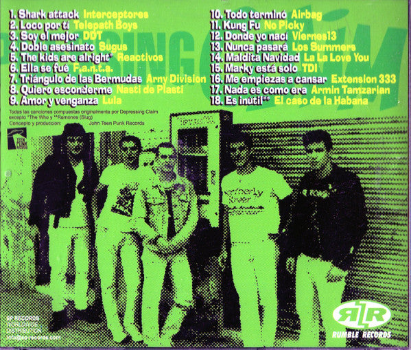 Radio Surf Resintonizado - Un Tributo A Depressing Claim - CD - 2011 - Rumble Records – RR-66 - NUEVO - PRECINTADO / NEW – SEALED.
