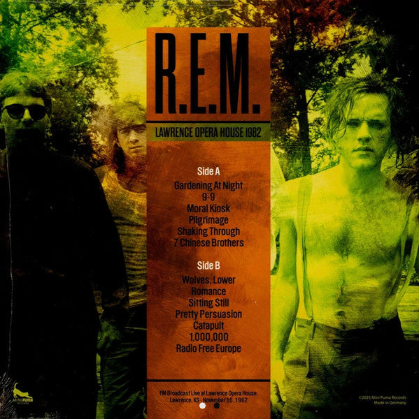 R.E.M. - Lawrence Opera House 1982 (LP, Album, Unofficial)