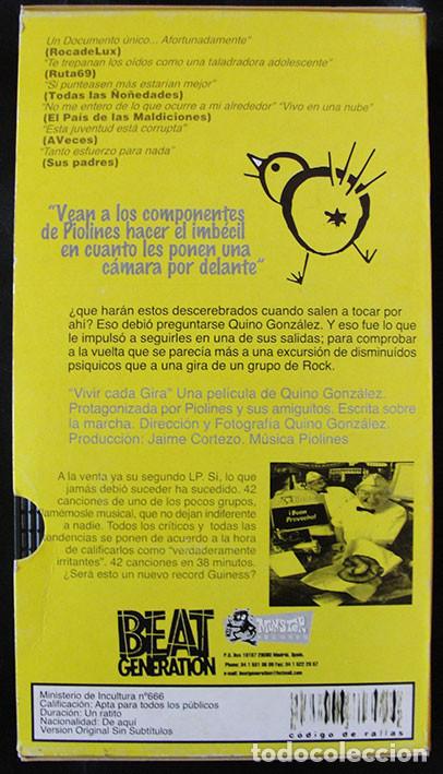PIOLINES - VIVIR CADA GIRA - VHS - Beat Generation