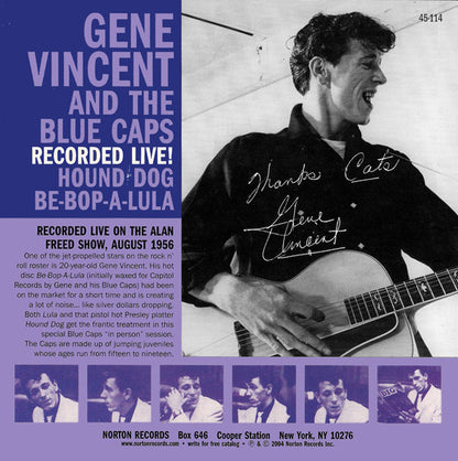 Gene Vincent And The Blue Caps – Hound Dog / Be-Bop-A-Lula - 7" - 2004 - Norton Records – 45-114 - Como Nuevo / Like New (M- / M-)