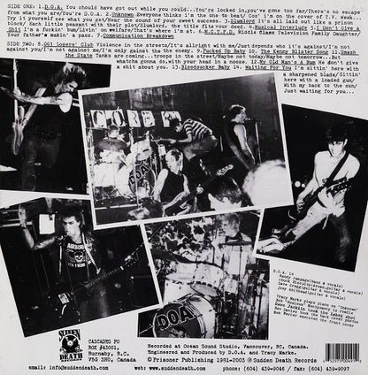 D.O.A. – Hardcore '81 - LP - 2003 - Sudden Death Records – SDR-0049 - Muy Buen Estado / Very Good Condition (VG+ / VG+)