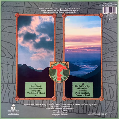 BLACK SABBATH LP Tyr (Green Translucid Coloured Vinyl)