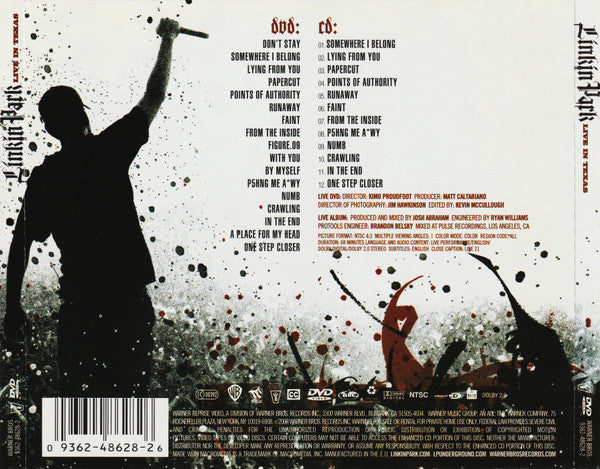 Linkin Park – Live In Texas - CD+DVD - CD y DVD Como Nuevos / Portada Como Nueva (M-/M-)