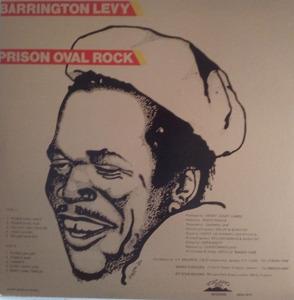 Barrington Levy – Prison Oval Rock - LP