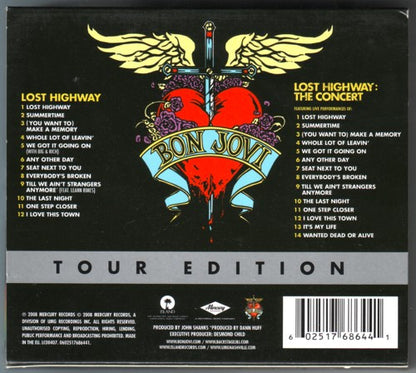 Bon Jovi – Lost Highway - 2xCD - Slipcase - 2008 Island Records – 0602517686441, Mercury – 0602517686441 - Slipcase Como Nueva (M-)