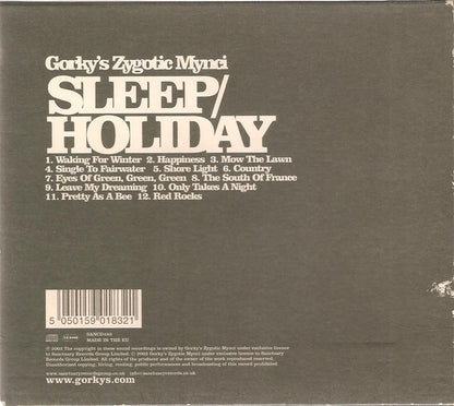 Gorky's Zygotic Mynci – Sleep/Holiday - CD - Slipcase - NUEVO - PRECINTADO / NEW – SEALED.