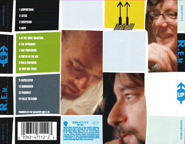 R.E.M. – Up - CD - 1998 - Warner Bros. Records – 9362-47112-2