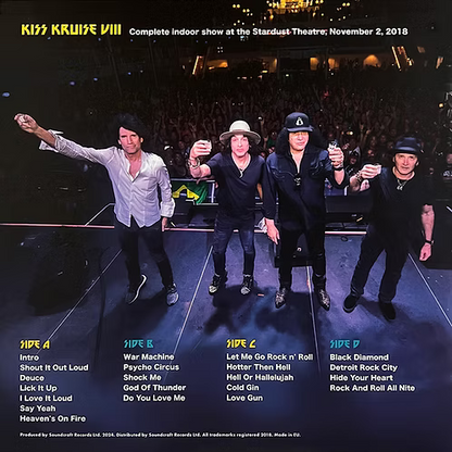 KISS 2xLP Kruise VIII Decades at Sea (Blue Coloured Vinyls) 100 Numbered Copies)