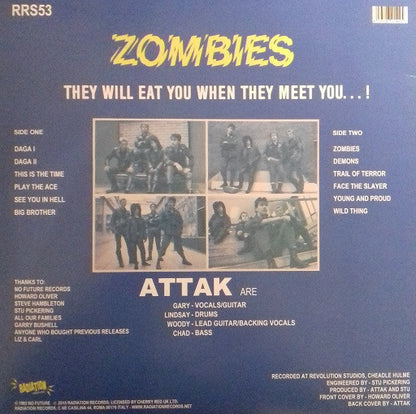 Attak - Zombies (LP, Album, RE)